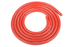 Team Corally Ultra V+ Silicone Wire Super Flexible Red 12AWG 1731 / 0.05 Strands OD 4.5mm 1m