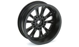 Pro-Line Pomona Drag Spec 2.2" Black Front Wheels (2)