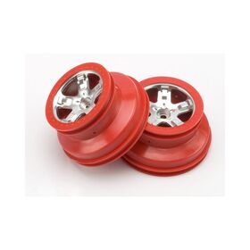 Traxxas Wheels 2.2/3.0" Red 2WD Front (2)